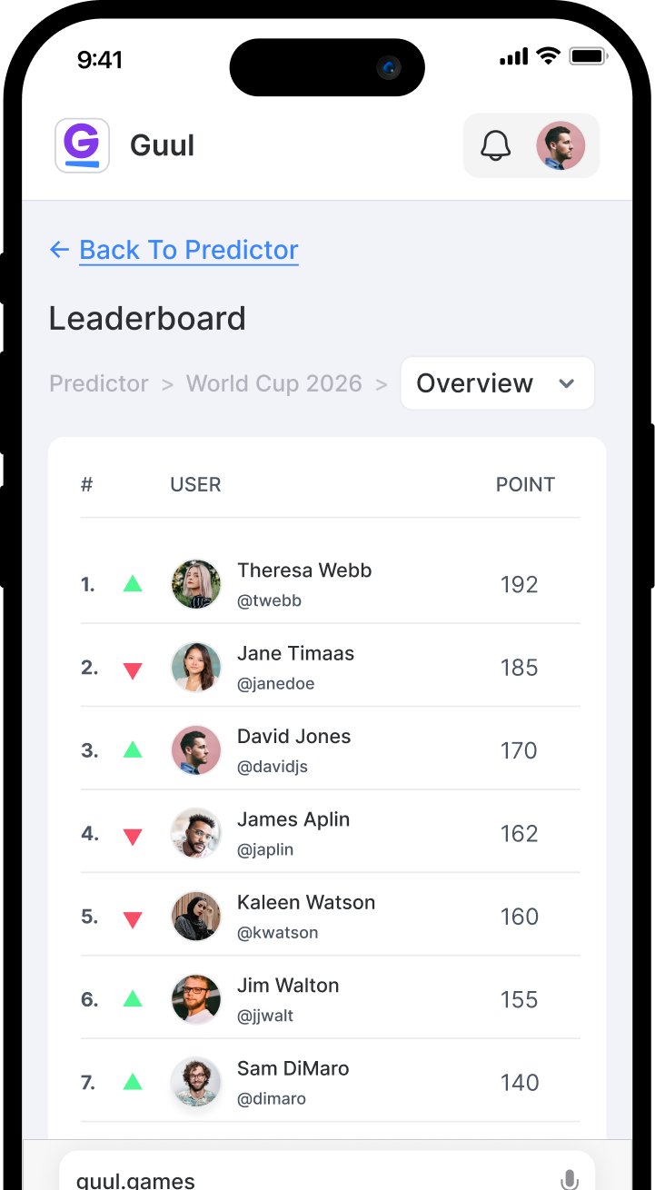 Tournament Interface Left